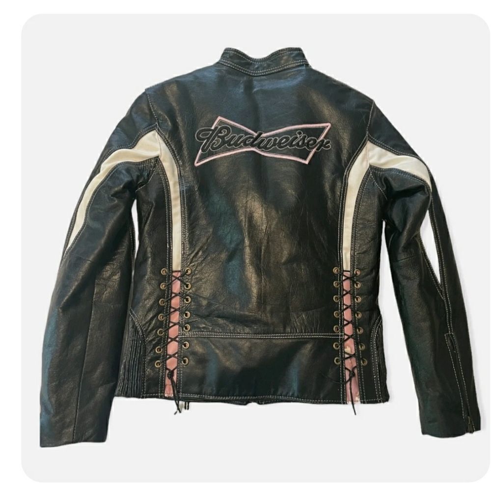 Budweiser leather jacket 